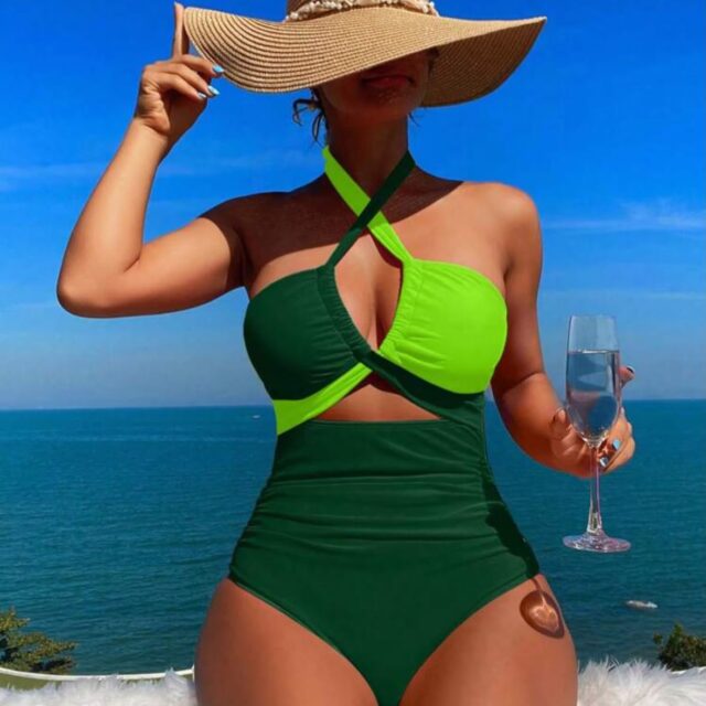 Monokini Tiras Cruzadas