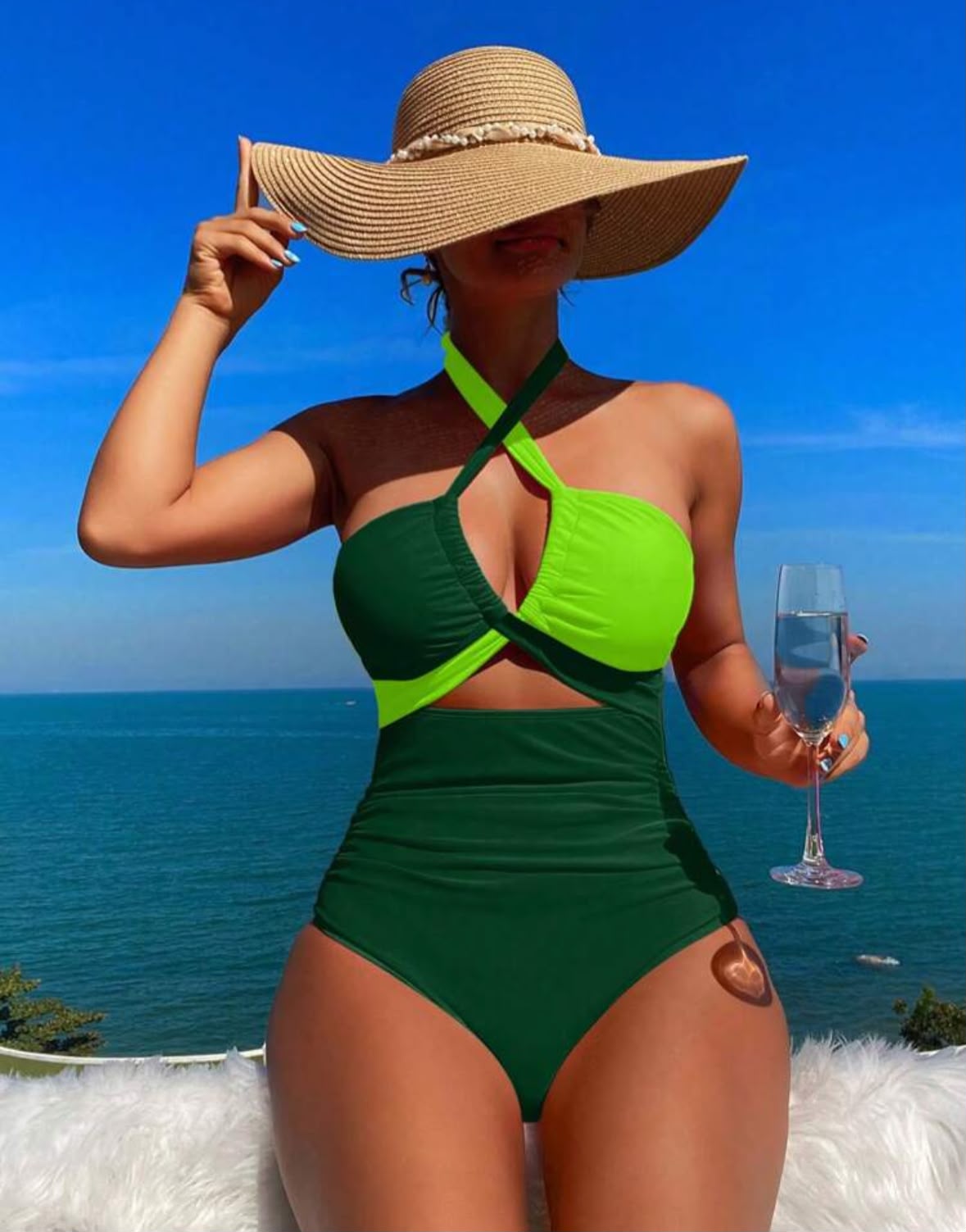 Monokini Tiras Cruzadas