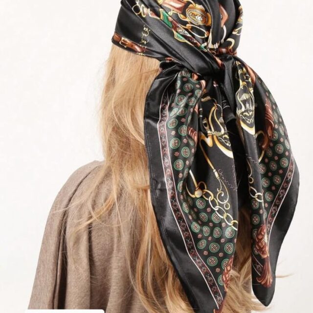 Pañoleta Herraje Negro y Verde